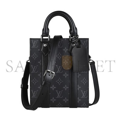LOUIS VUITTON SAC PLAT MINI ECLIPSE BLACK M46453 (22*19*7cm)